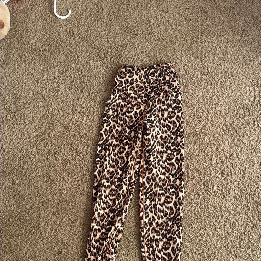 Aerie Leopard Print Kids Leggings